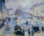 Le boulevard de Clichy 1880