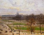 The Tuilleries gardens winter afternoon 1899