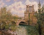 The pavillion de flore and the Pont Royal 1902