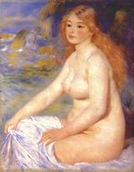 Blonde bather 1881
